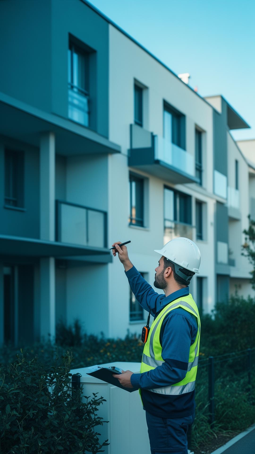 Diagnostiqueur immobilier en intervention à Arras